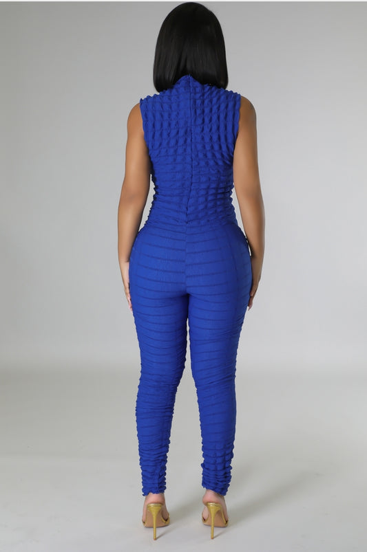 "BUMBLE BEE" JUMPSUIT (BLUE)
