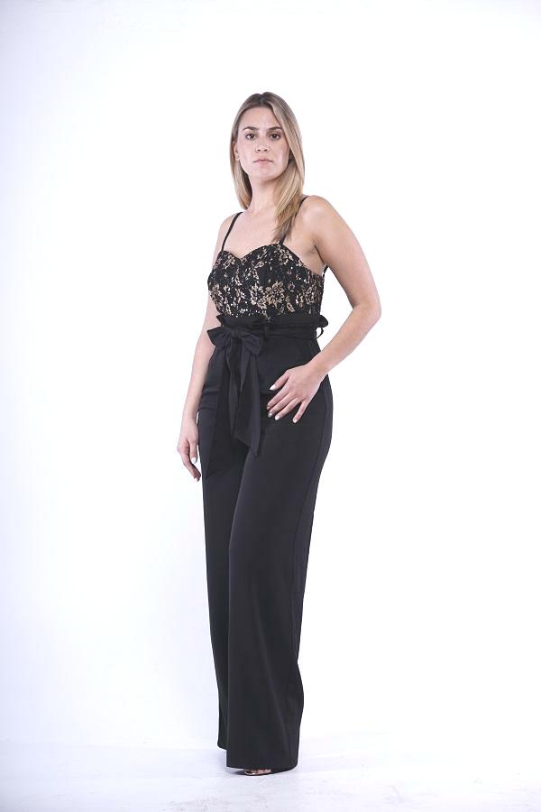 BLACK LACE JUMPER