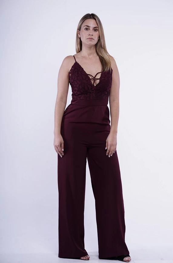PLUM LACE JUMPER