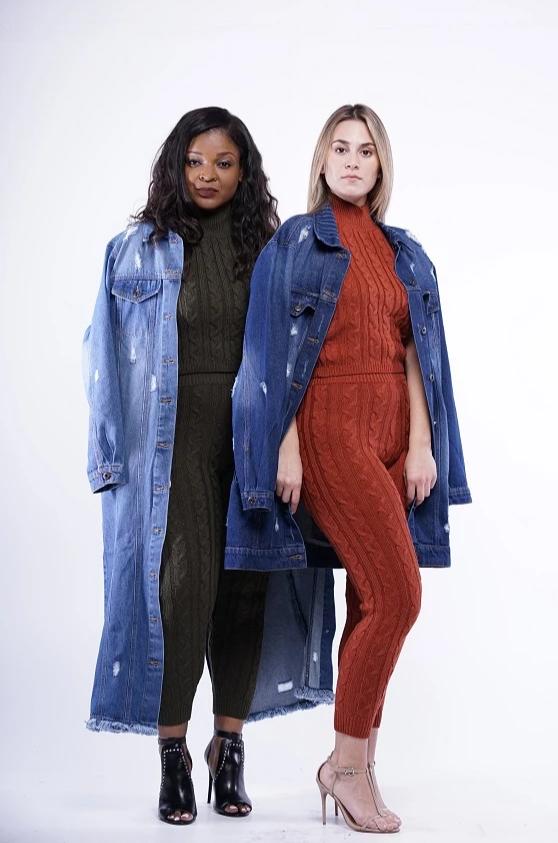 DARK DENIM DUSTER