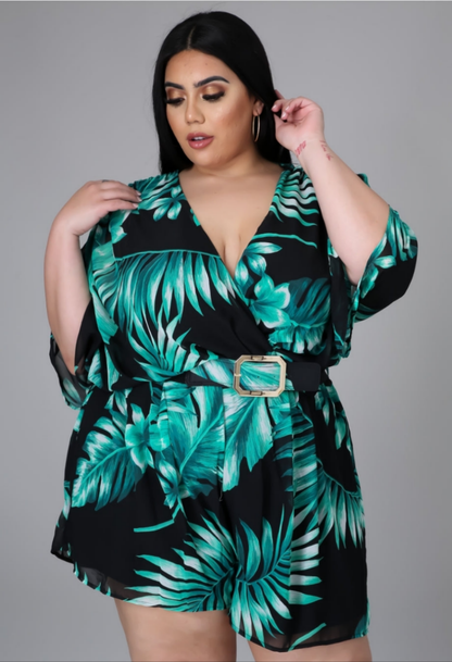 THE "HAWAIIAN GIRL" ROMPER (1X - 3X)