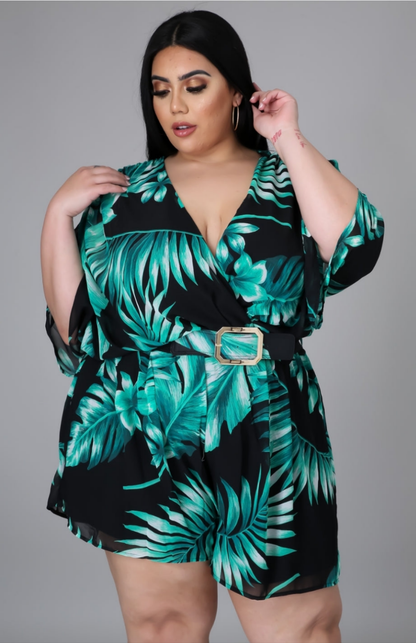THE "HAWAIIAN GIRL" ROMPER (1X - 3X)