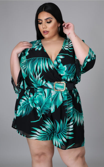 THE "HAWAIIAN GIRL" ROMPER (1X - 3X)