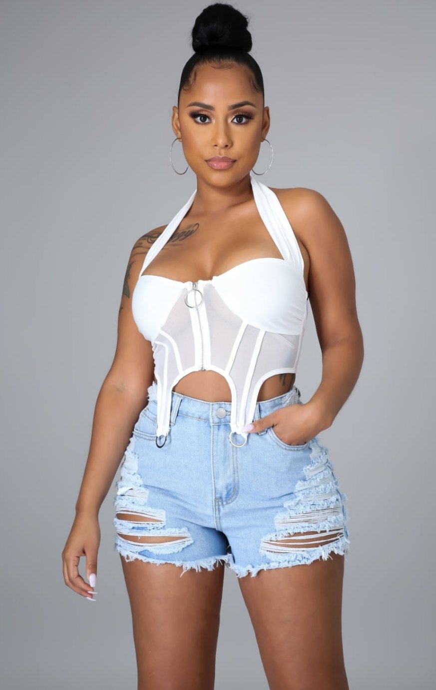 "GIRL NEXT DOOR" SHORTS