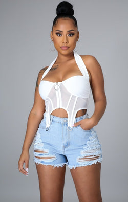 "GIRL NEXT DOOR" SHORTS