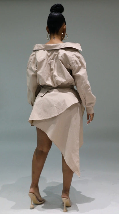 "ASYMMETRICAL" DRESS