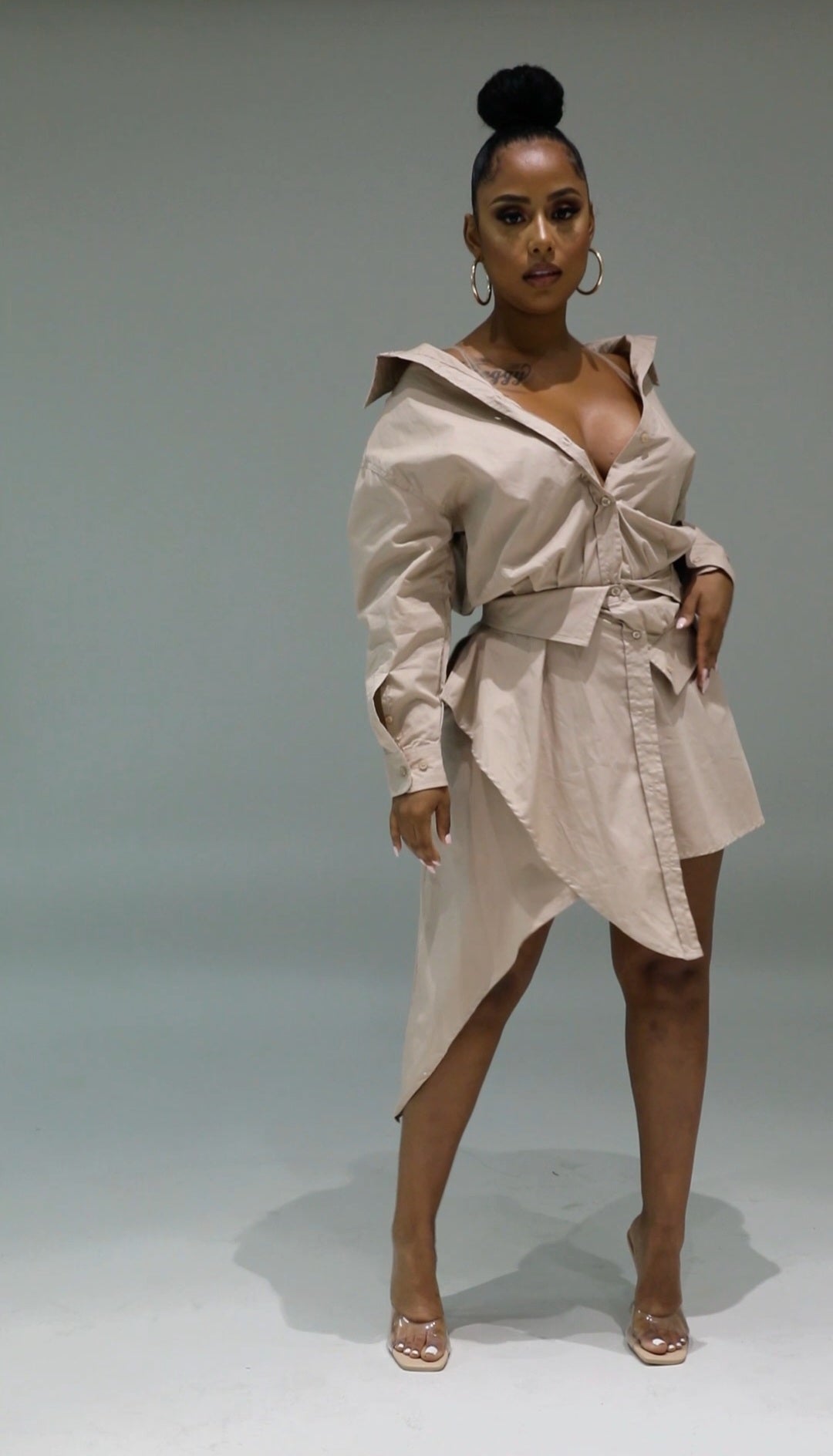 "ASYMMETRICAL" DRESS