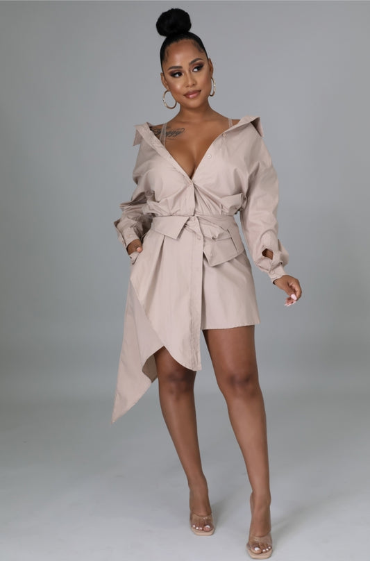 "ASYMMETRICAL" DRESS