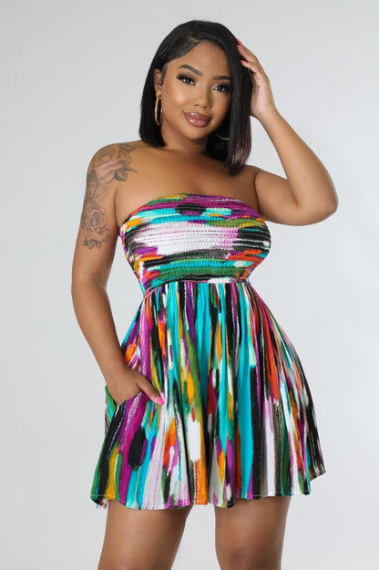 "PAINT THE TOWN" ROMPER