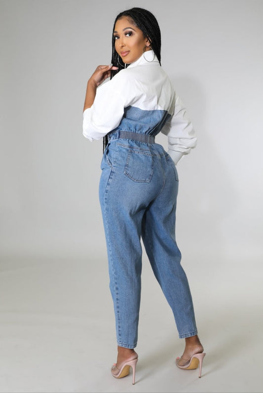 "BOSS LADY" JUMPSUIT