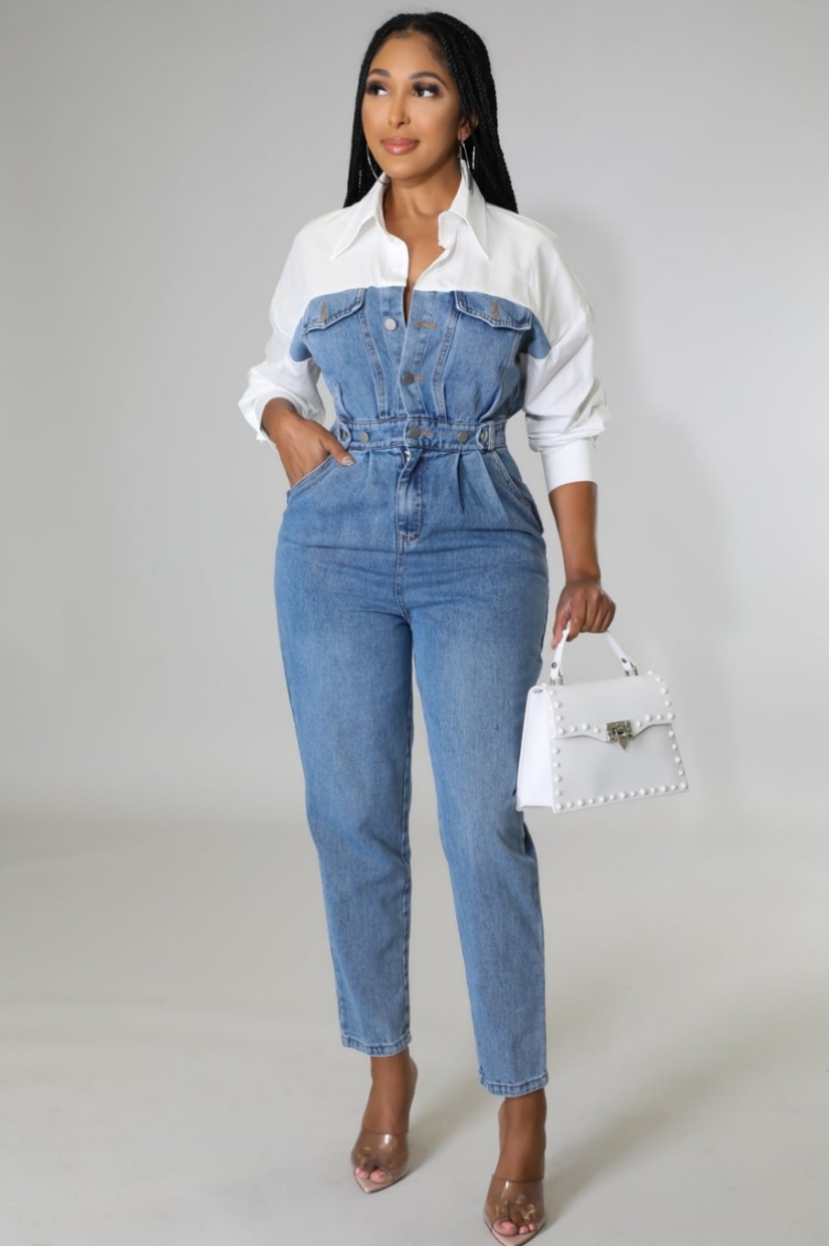 "BOSS LADY" JUMPSUIT