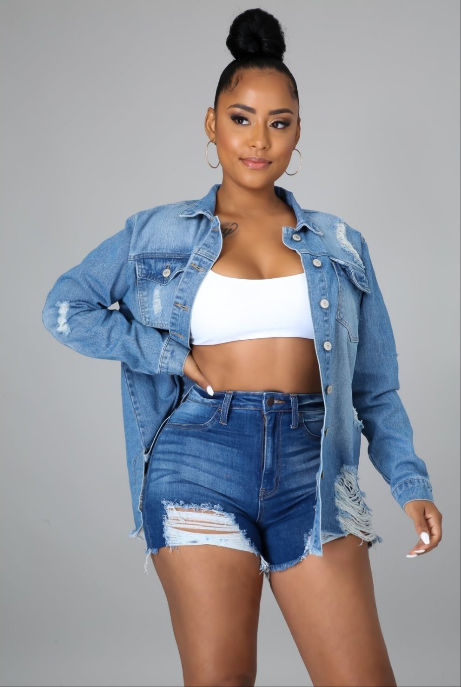 "CHASITY" DENIM JACKET