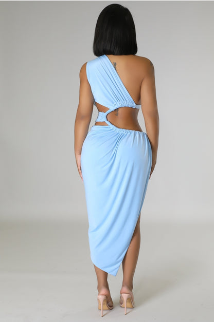 "TULUM" DRESS (BLUE)